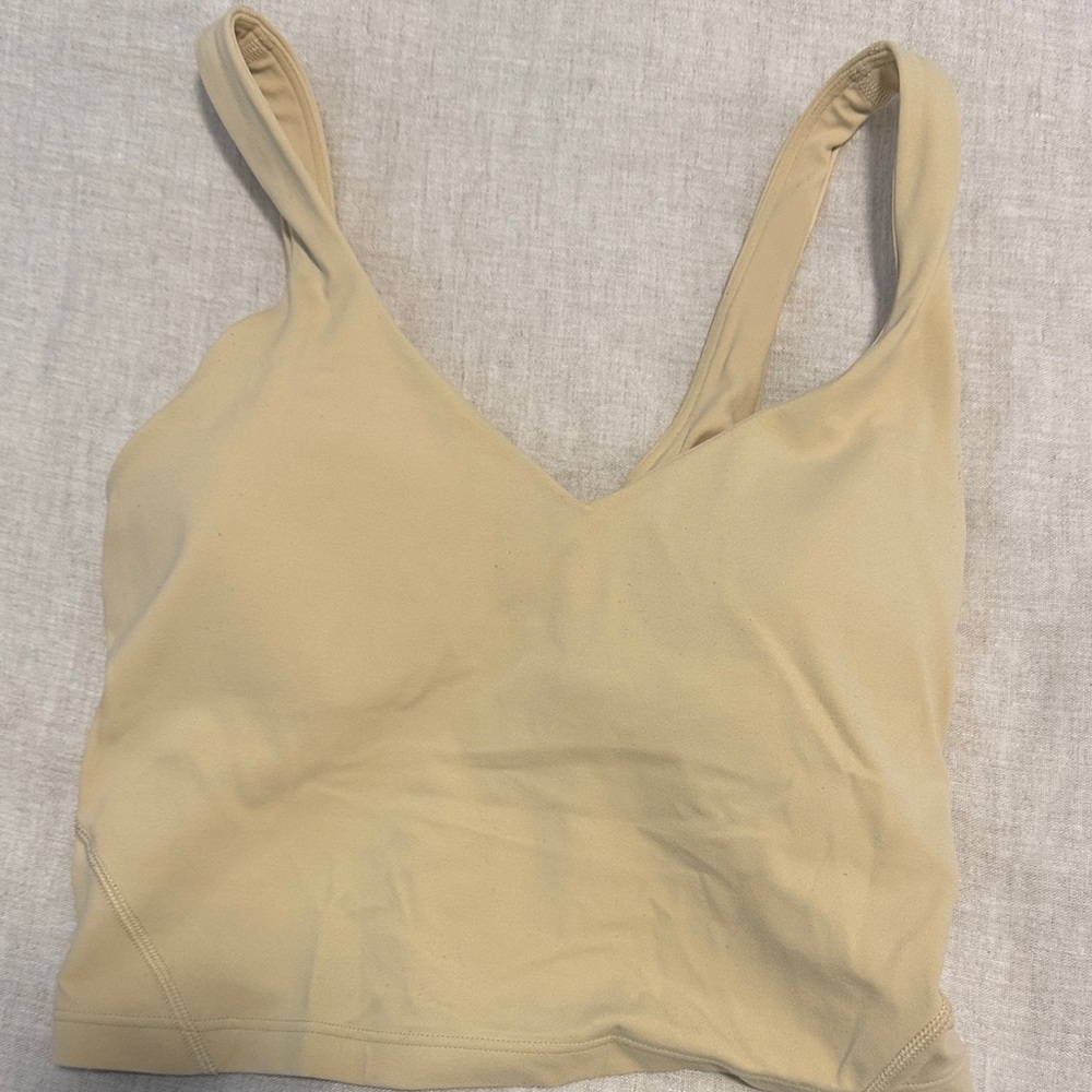 Lululemon Athletica Tan Bra Top